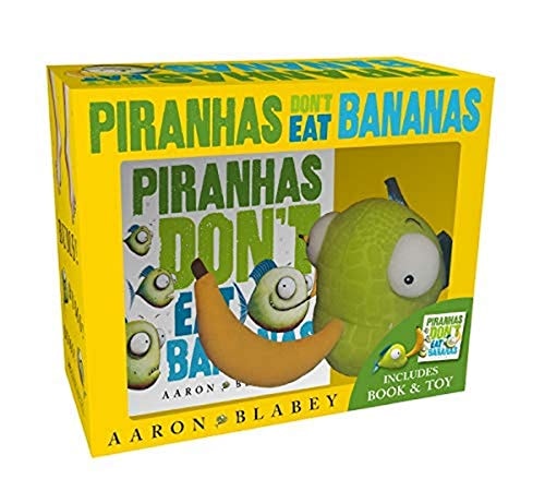 Piranhas Don't Eat Bananas Mini Boxed Set with Plush