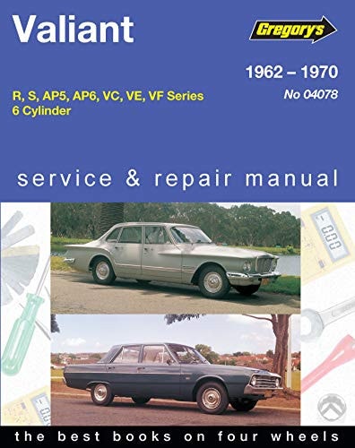 Valiant R to VF 6 Cyl (1962-70)