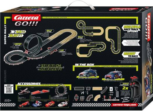 Carrera GO!!! Super Rally Slot Car Set