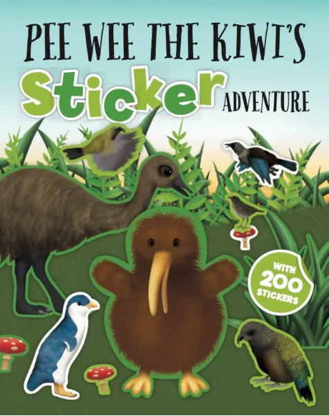 Pee Wee the Kiwis Airport Sticker and Activity Book
