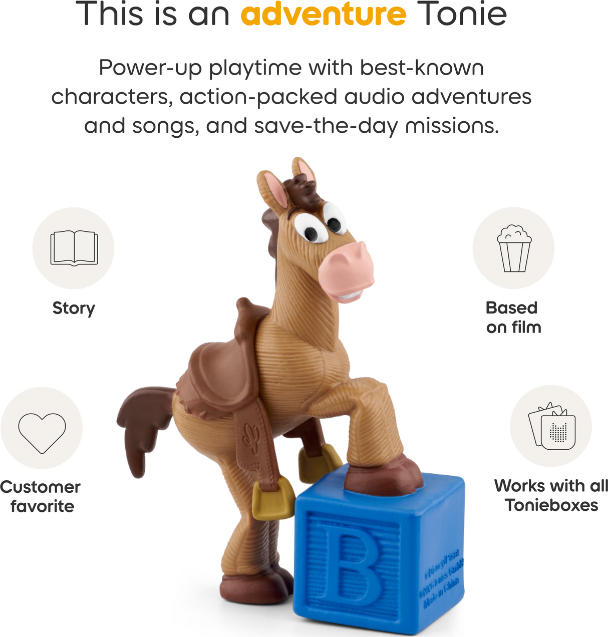 tonies: Disney Pixar Toy Story - Bullseye Tonie Audio Character