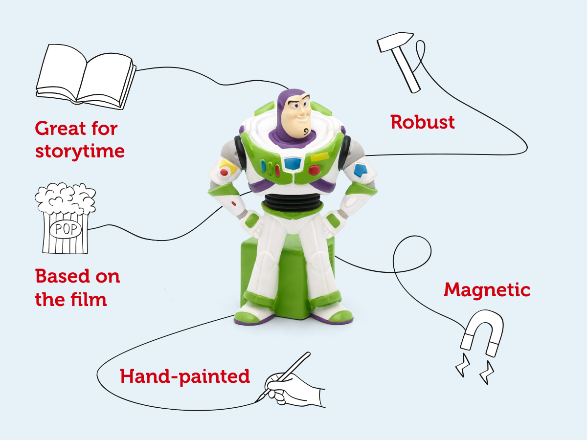 tonies: Disney Pixar Toy Story 2 - Buzz Lightyear Tonie Audio Character
