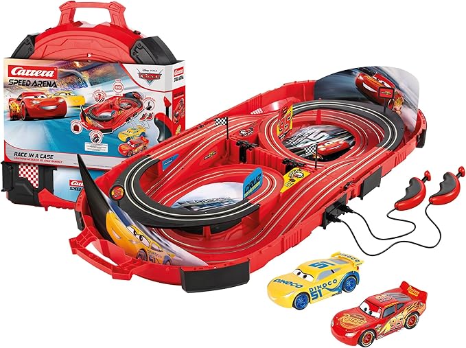 Carrera: Speed Arena Disney Pixar Cars - Portable Slot Car Set