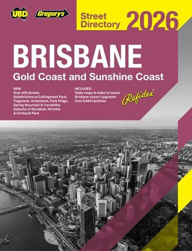 Brisbane refidex Street Directory 2026 70th edition