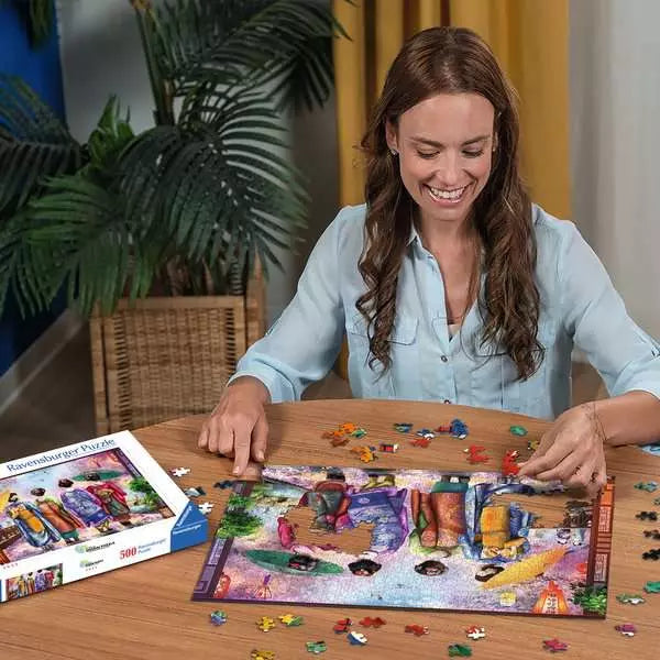 Ravensburger: Blossom Walk Puzzle - 500 Piece