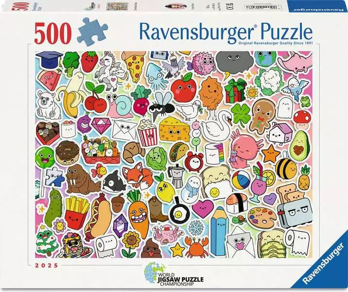 Ravensburger: Cute Kawaii Chaos Puzzle - 500 Piece
