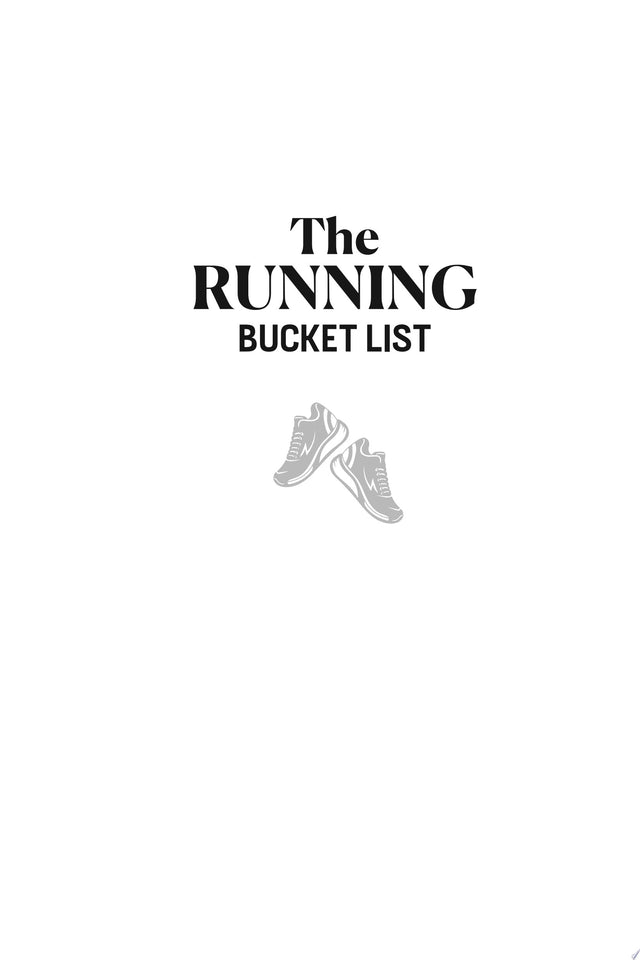 The Running Bucket List