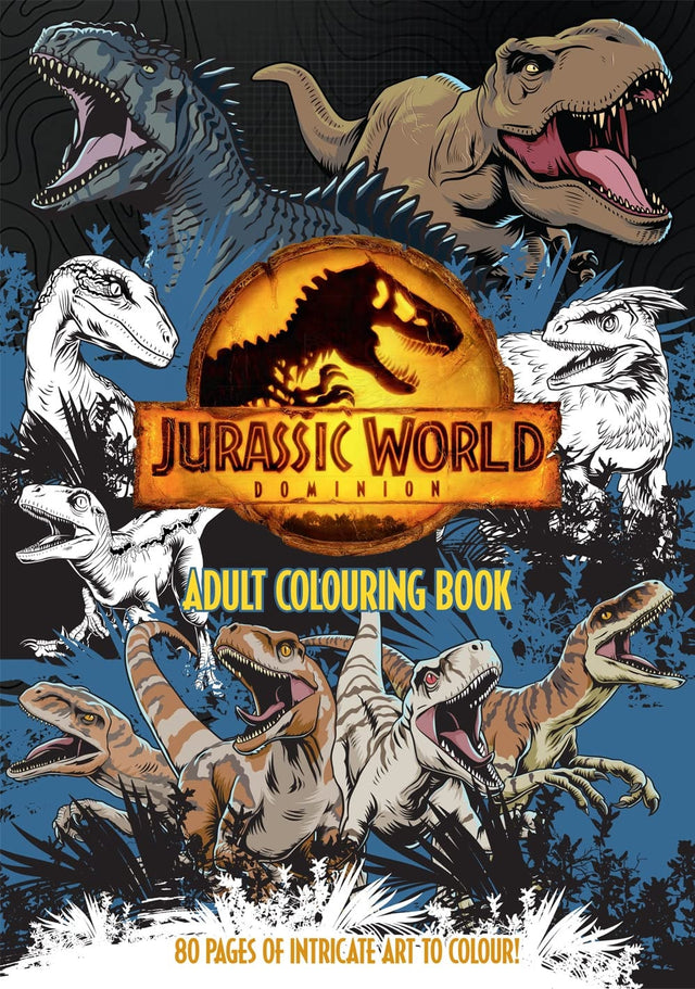 Jurassic World Dominion: Adult Colouring Book (Universal)