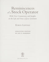 Reminiscences of a Stock Operator