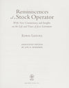 Reminiscences of a Stock Operator