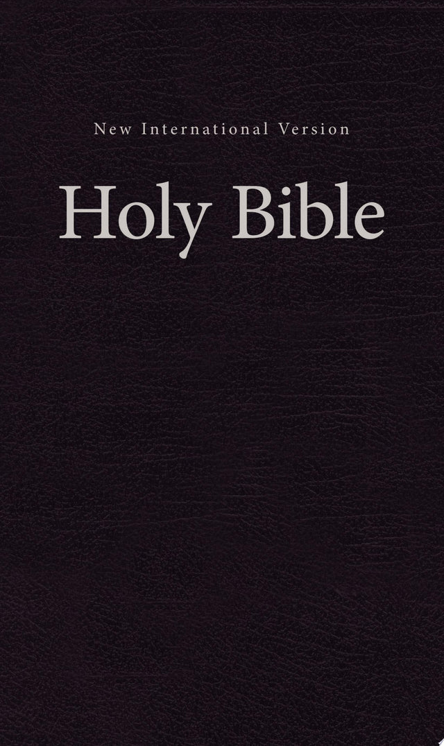 NIV, Church Bible (Value Pew Bible), Hardcover, Black
