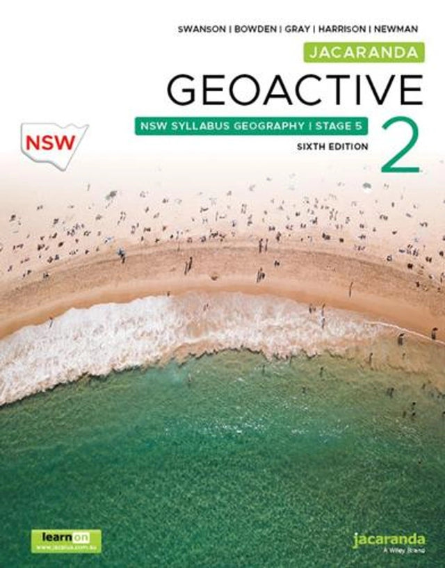 Jacaranda Geoactive 2 Stage 5 NSW Australian Syllabus Geography, 6e learnON and Print