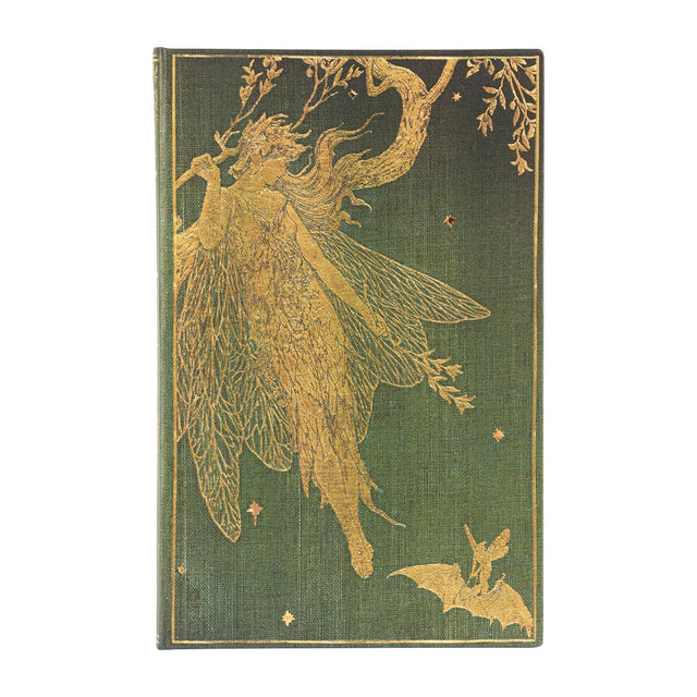 Olive Fairy (Lang’s Fairy Books) Maxi Dot-Grid Hardback Journal (Elastic Band Closure)
