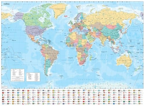 Collins World Wall Map