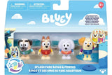 Bluey: Splash Park Bingo & Friends (Colour Change) - 4 Pack