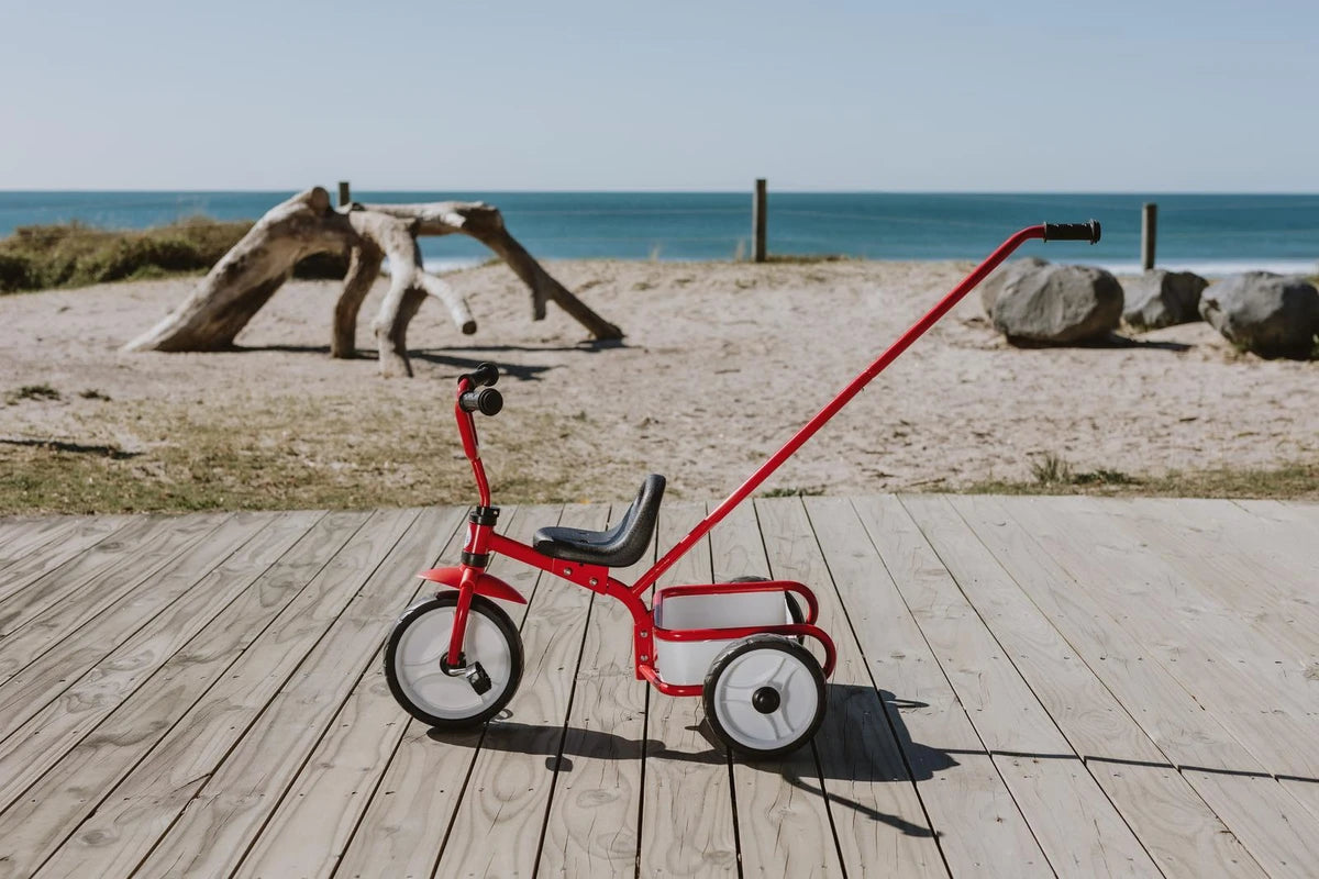Tri-ang: Tuff Trike w Push Bar - Red