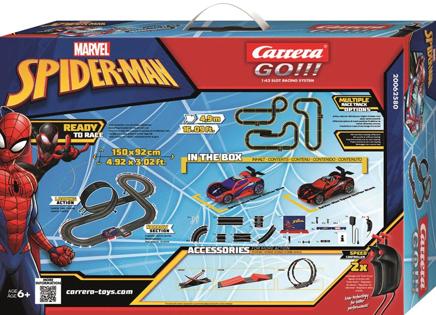 Carrera GO!!! Spider-Man Racing Slot Car Set
