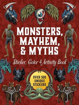 Monsters, Mayhem, and Myths Sticker, Color & Activity Book
