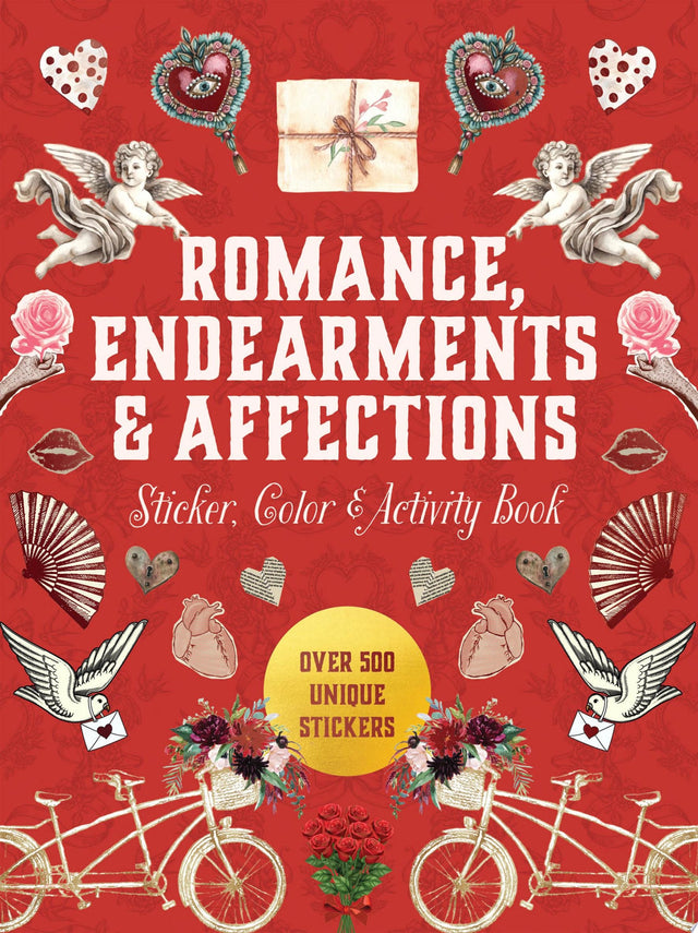 Romance, Endearments & Affections Sticker, Color & Activity Book