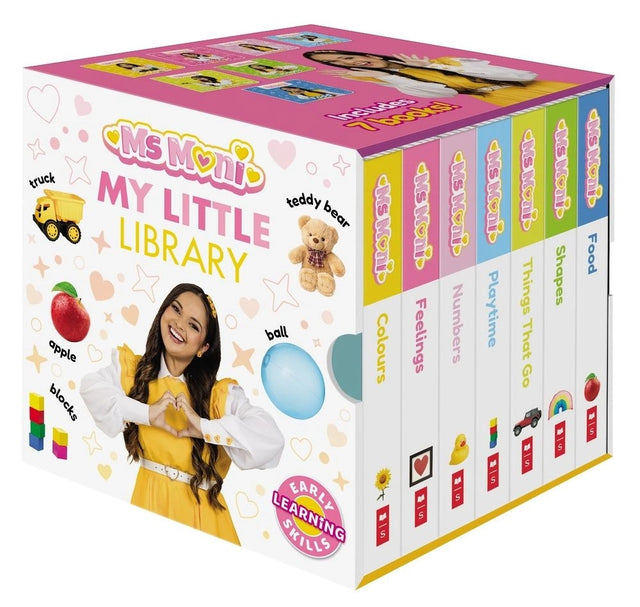 Ms Moni: My Little 7-Book Library Cube
