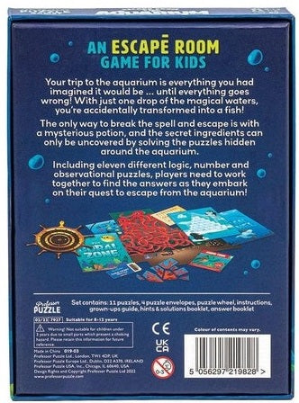 Professor Puzzle: Escape From the Aquarium Escape Room Game