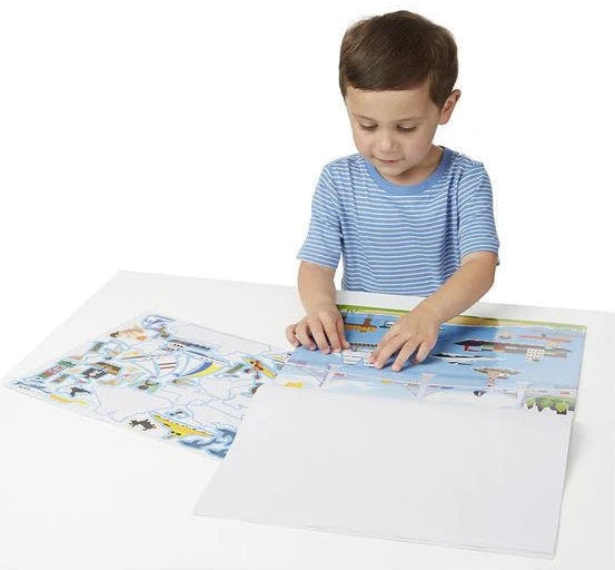 Melissa & Doug: Reusable Sticker Pad: Vehicles