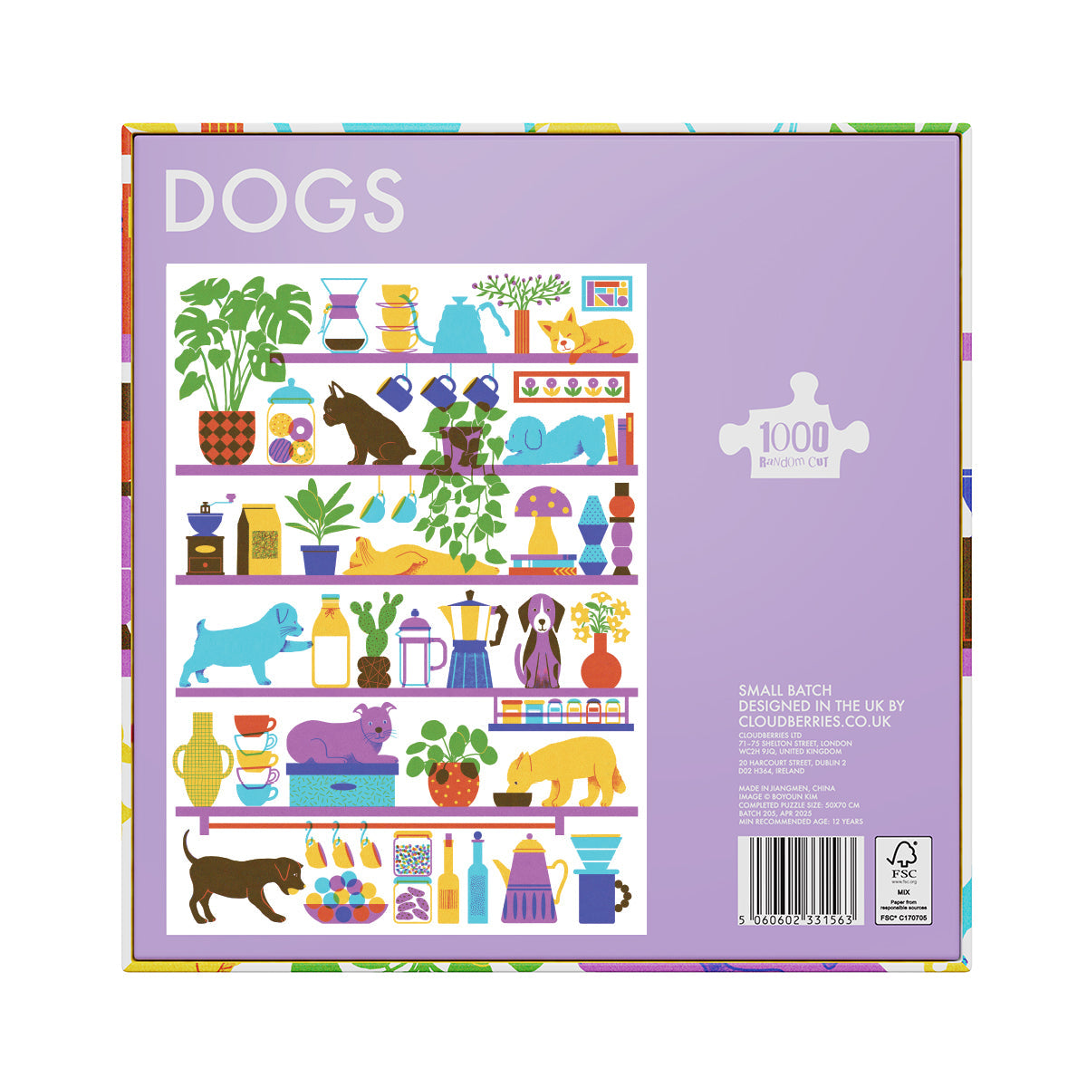 Cloudberries: Dogs - 1000pc Puzzle