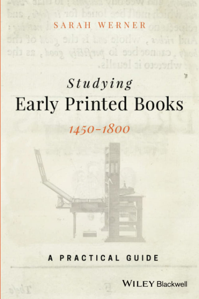 Studying Early Printed Books, 1450-1800