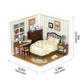Rolife: Sweet Dream Bedroom - Super Creator Plastic DIY Miniature Puzzle