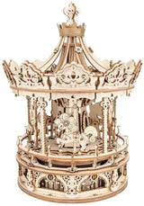Rokr: Romantic Carousel DIY Miniature Puzzle Kit - (AMK62)