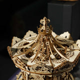 Rokr: Romantic Carousel DIY Miniature Puzzle Kit - (AMK62)