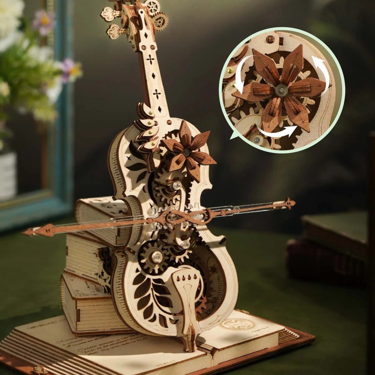 Rokr: Magic Cello DIY Miniature Puzzle Kit - (AMK63)