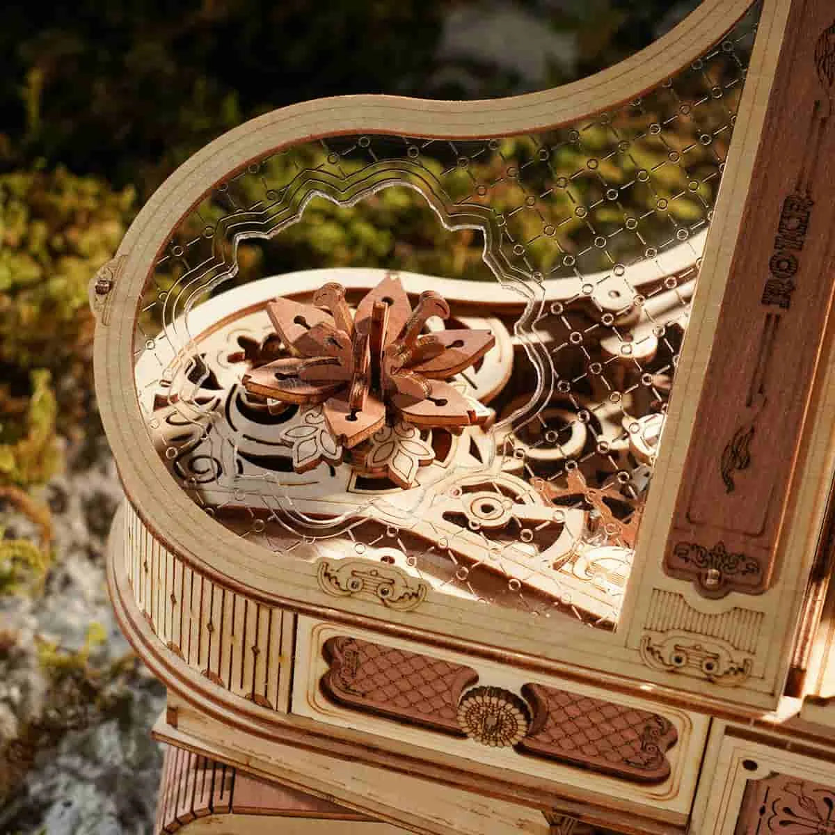 Rokr: Magic Piano DIY Miniature Puzzle Kit - (AMK81)