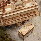 Rokr: Magic Piano DIY Miniature Puzzle Kit - (AMK81)