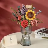 Rolife: Wooden Flower Bouquet DIY Miniature Puzzle Kit - (TW01H)