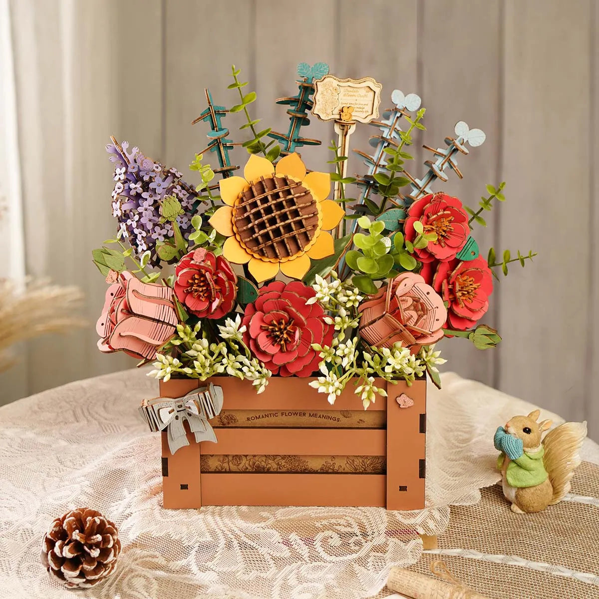 Rolife: Wooden Bloom Box DIY Miniature Puzzle Kit - (TW02H)