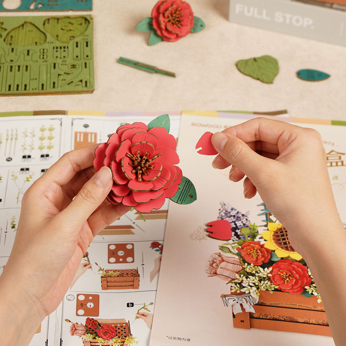 Rolife: Wooden Bloom Box DIY Miniature Puzzle Kit - (TW02H)