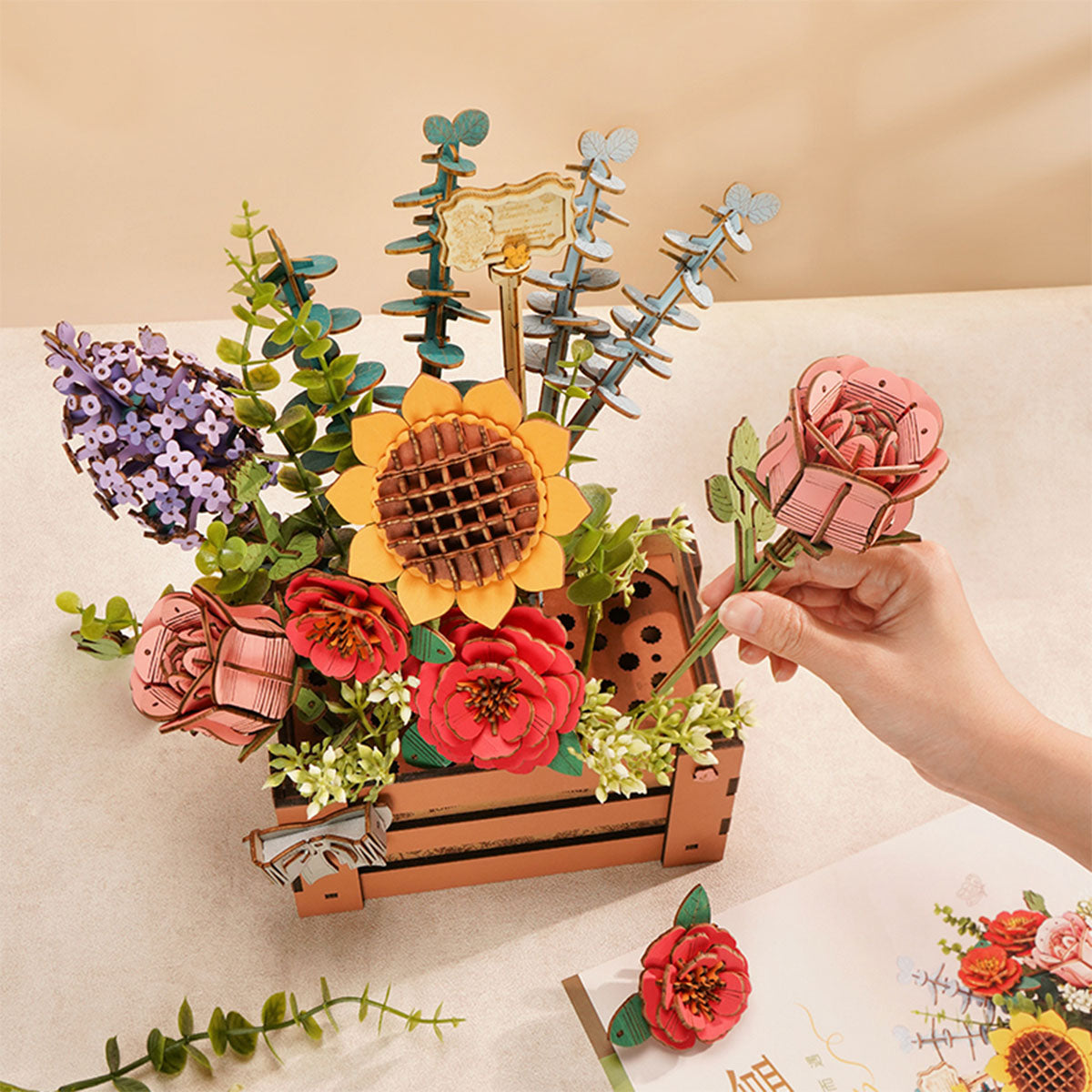 Rolife: Wooden Bloom Box DIY Miniature Puzzle Kit - (TW02H)