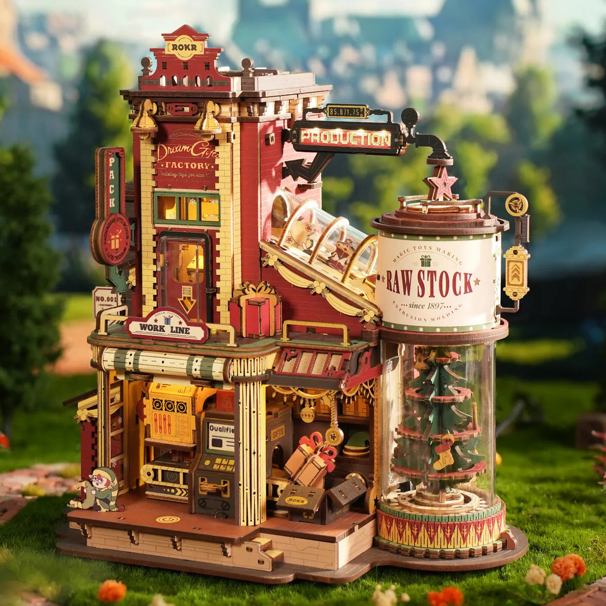 Rokr: Dream Gift Factory DIY Miniature Puzzle Kit - (EAB01)