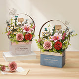 Rolife: Wooden Flower Basket DIY Miniature Puzzle Kit - (TW03H)