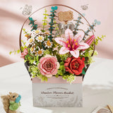 Rolife: Wooden Flower Basket DIY Miniature Puzzle Kit - (TW03H)
