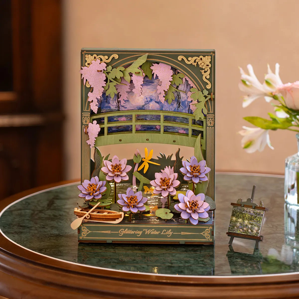 Rolife: Glittering Water Lily DIY Miniature Puzzle Kit - (TH001)