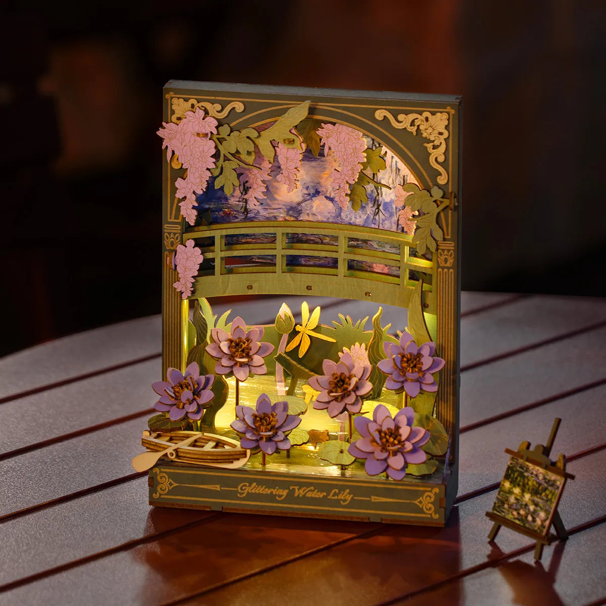 Rolife: Glittering Water Lily DIY Miniature Puzzle Kit - (TH001)