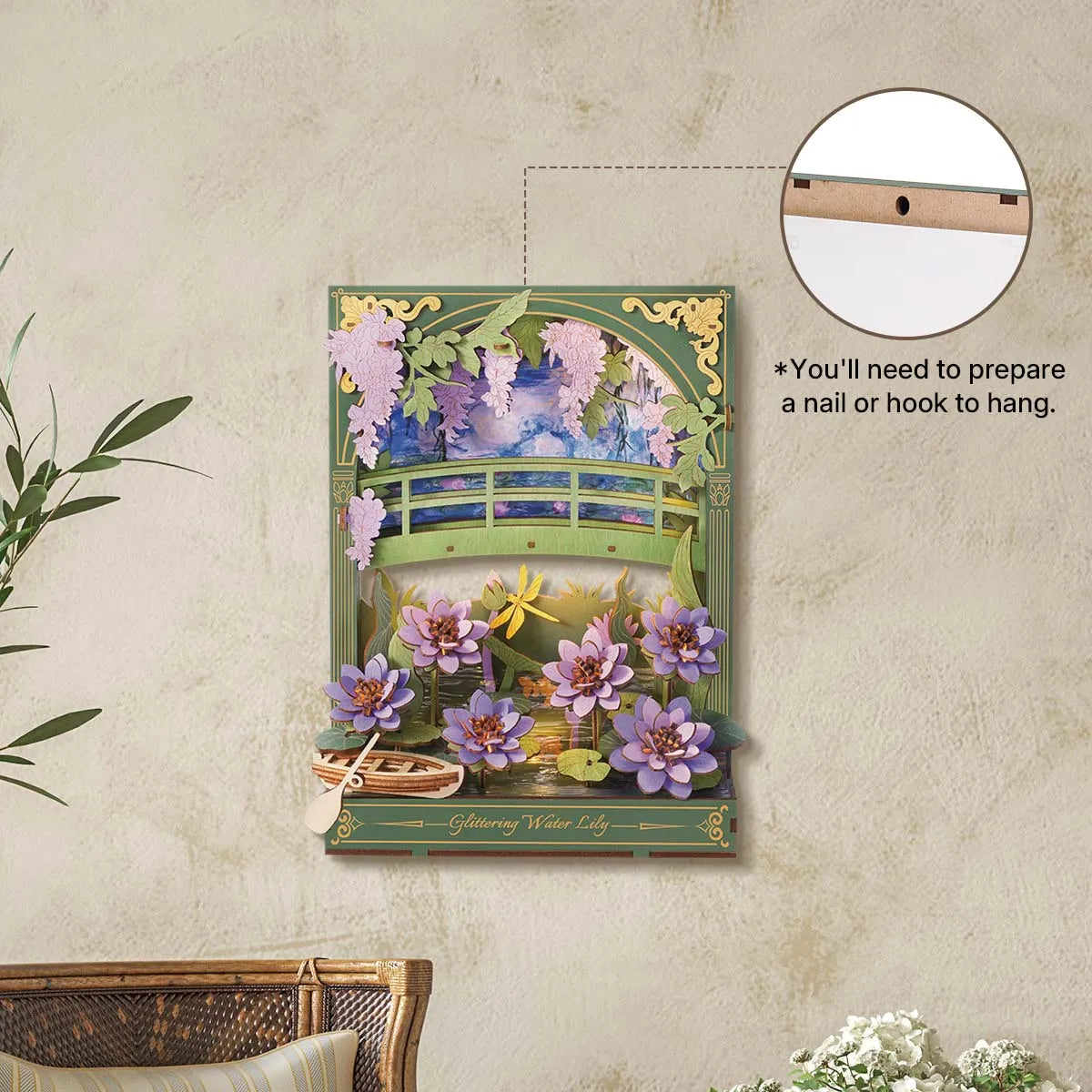 Rolife: Glittering Water Lily DIY Miniature Puzzle Kit - (TH001)
