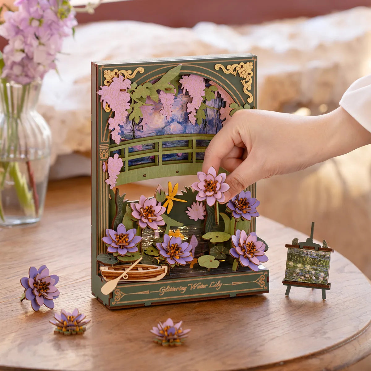 Rolife: Glittering Water Lily DIY Miniature Puzzle Kit - (TH001)