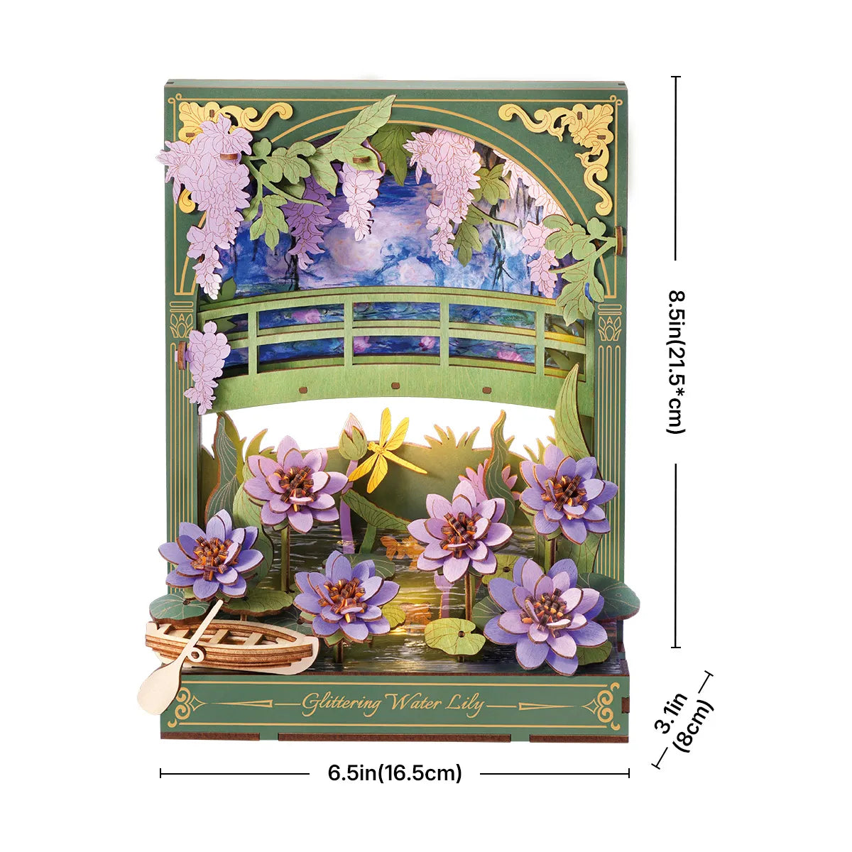 Rolife: Glittering Water Lily DIY Miniature Puzzle Kit - (TH001)