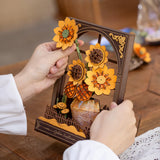 Rolife: Golden Sunflower DIY Miniature Puzzle Kit - (TH002)