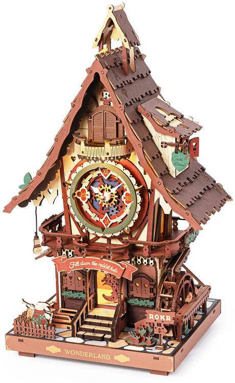 Rokr: Cuckoo clock DIY Miniature Puzzle Kit - (LC901C)
