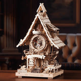 Rokr: Cuckoo clock DIY Miniature Puzzle Kit - (LC901C)