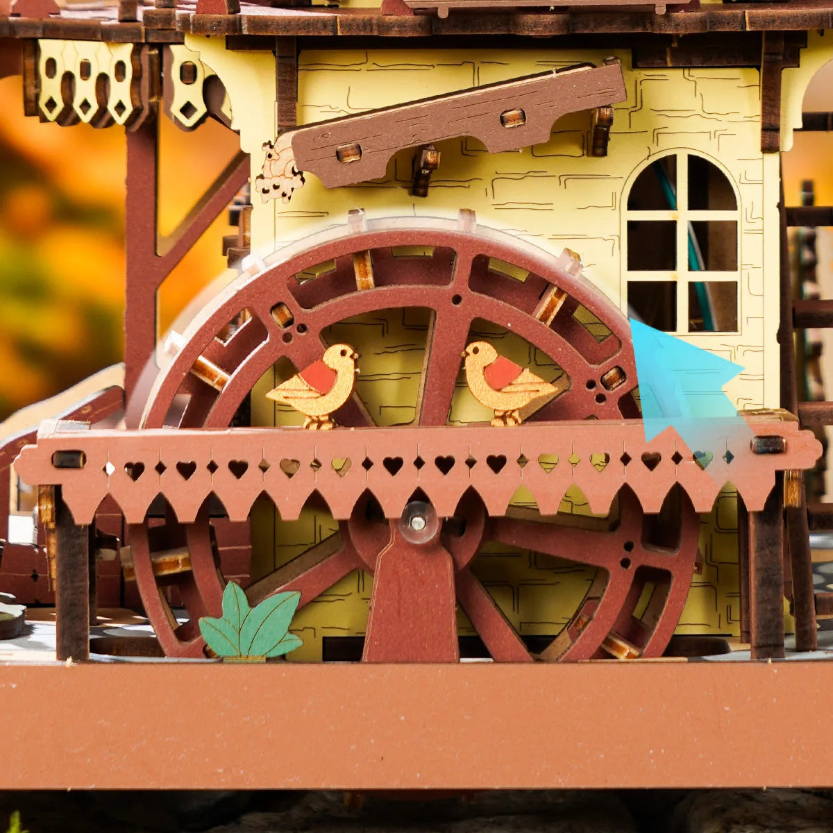 Rokr: Cuckoo clock DIY Miniature Puzzle Kit - (LC901C)